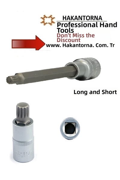 Rico 1/2 M10 Socket m Thread Star Socket Bits Torx Long and Short