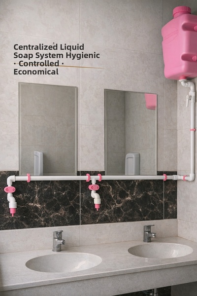 hilal kimya Централизирана система за дозиране на течен сапун с обем 10 литра...