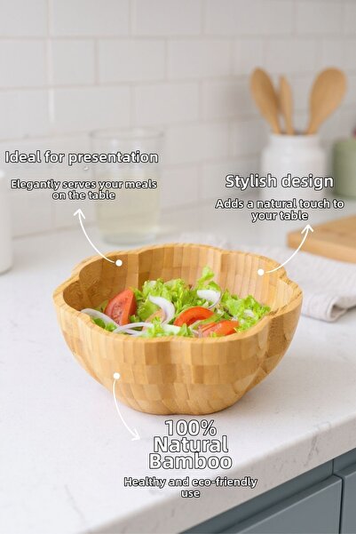 Bambum Tremble Salad & Fruit Bowl Deep Round