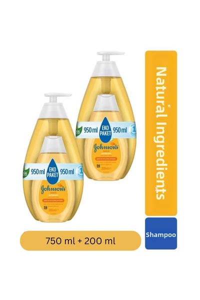 Johnson's شامبو أطفال 750 مل + 200 مل × 2