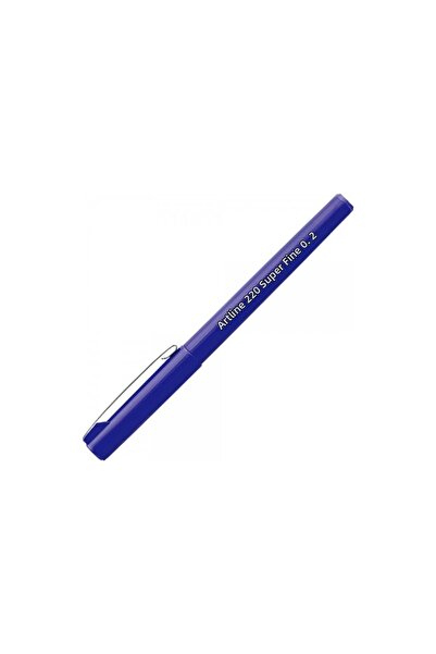 artline 220N Super Fine Thin Felt Tip Writing Pen Tip: 0.2 mm Purple