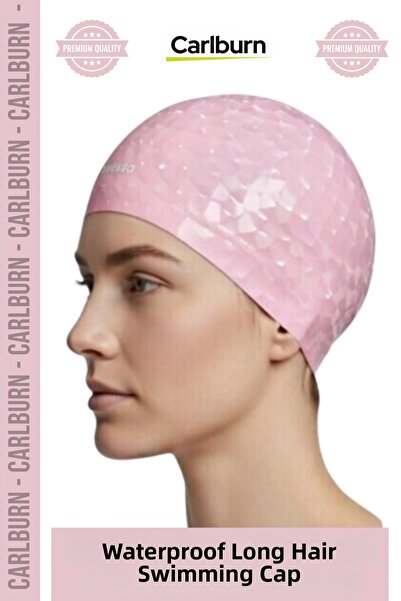 Carlburn # Bone Long Hair Non-Slip Waterproof Leak-Proof Swimming Pool Sea Ca...