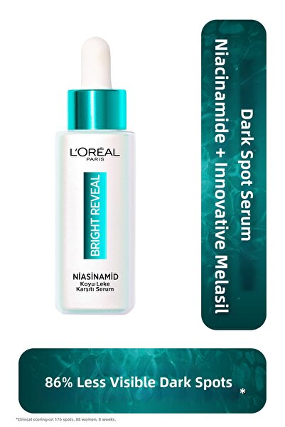 L'Oreal Paris برايت ريفيل 7.5% نياسيناميد - مصل للبشرة الداكنة فعال على الشمس...