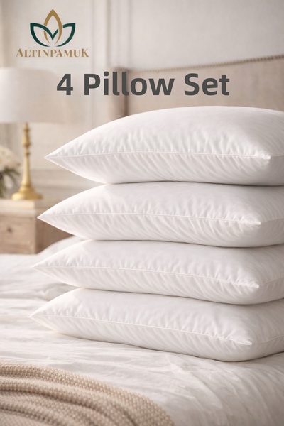ALTINPAMUK 4 bucati perna 50x70 1000gr-1kg perna din silicon cu margele antia...
