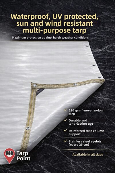 Branda Noktası Woven Nylon Tarpaulin for All Sizes (Tarpaulin Product) Multi-...