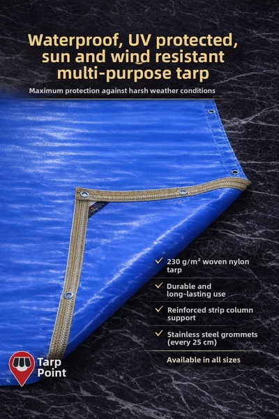 Branda Noktası Woven Nylon Tarpaulin for All Sizes (Tarpaulin Product) Multi-...