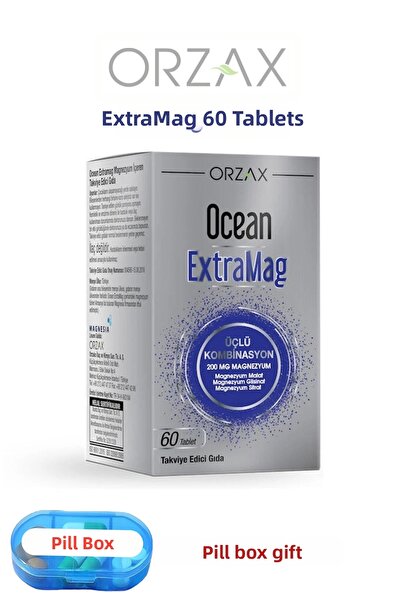 Ocean Extramag (Magnesium Complex) 60 Tablets + Hap Box Gift