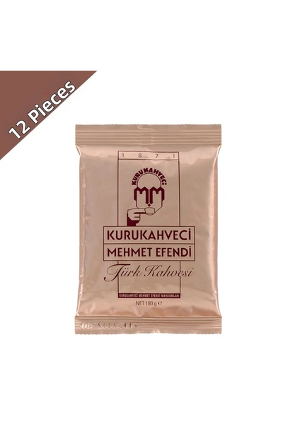 Araz et قهوة كوروكاهفيتشي محمد أفندي التركية 100 جرام × 12 قطعة