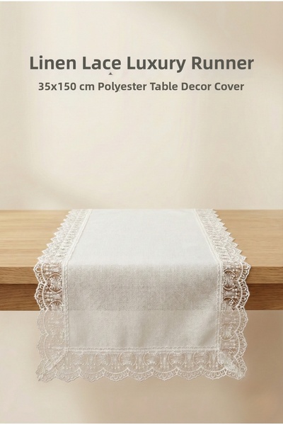 atak by atak home collection Γκιπούρ Εταμίν Λινό Ράνερ 35x150 εκ. Πολυεστέρας...