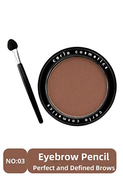 Carla Professional Make Up ظل الحواجب - بودرة ظل الحواجب باللون البني الفاتح ...