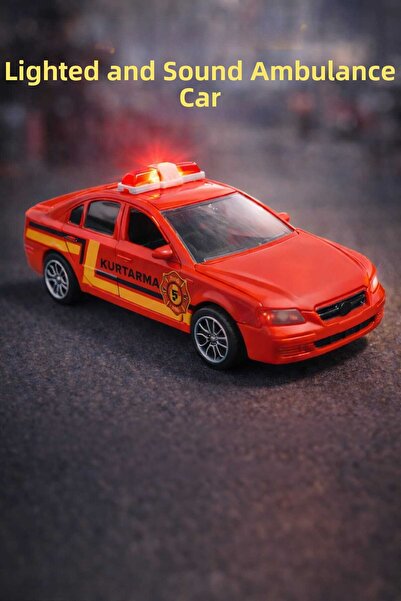 Fidan oyuncak سيارة إطفاء تشييك بيراك مع أضواء وأصوات