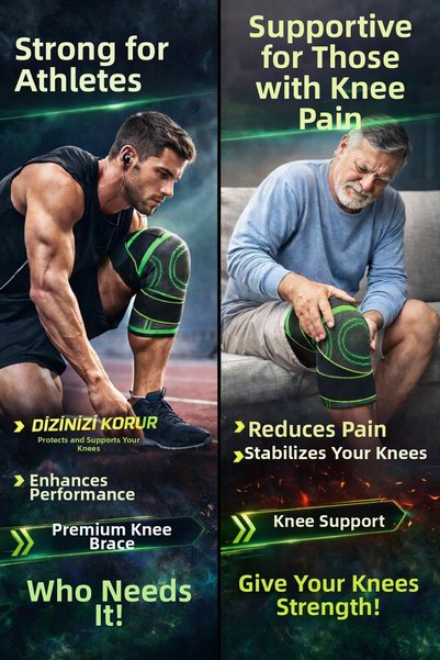 Circa Knee 1 Pcs Sportsman Medical Health Care Training Volleyball Knee Brace Knee Pad Cloth Fabric