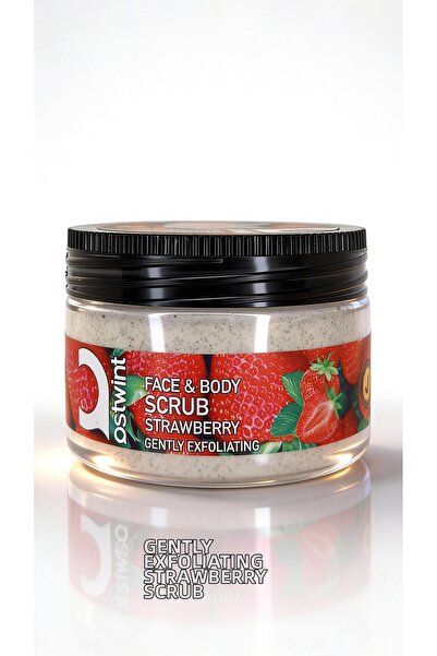 Ostwint جل مقشر للوجه والجسم بخلاصة الفراولة 300 مل