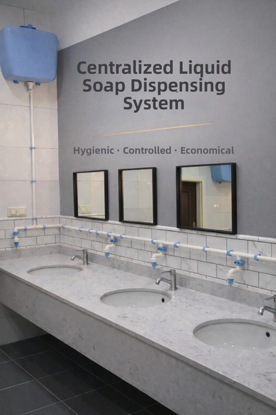 hilal kimya Централизирана система за дозиране на течен сапун с капацитет 20 ...