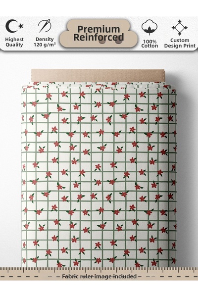 FabricsTown Țesătură Ranforce 100% bumbac 100x240 cm 120 g/m² Imprimare digit...