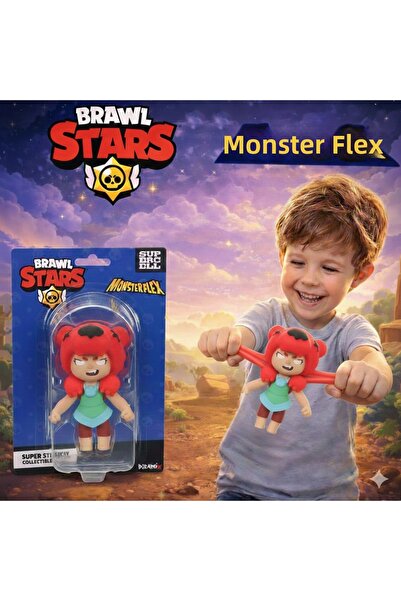 BRAWL STARS مجسم مونستر فليكس فائق المرونة - نيتا