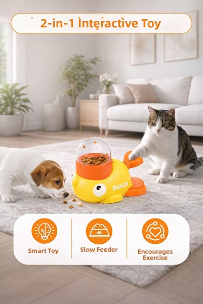 ALÇİN Interactive Pet Treat Toy Special for Cats and Dogs