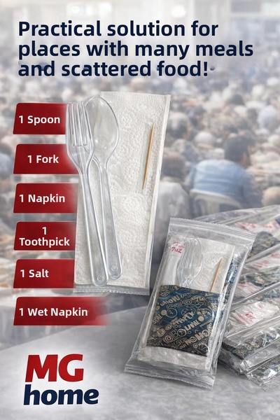 VENON 50 Pieces 💙   6Th Dinner Set 💙   Individually Packaged 💙   Spoon For...