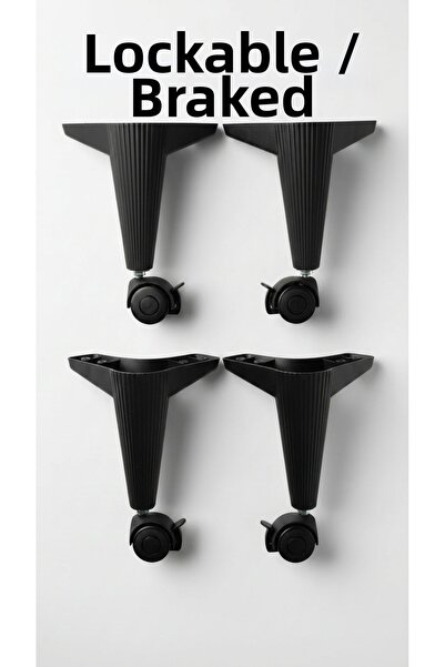 modacikadin قاعدة طاولة بعجلات مع فرامل قابلة للقفل، قاعدة طاولة جانبية ذكية،...