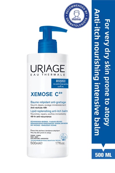 Uriage بلسم زيتي مهدئ مضاد للتمدد من زيموس، 500 مل