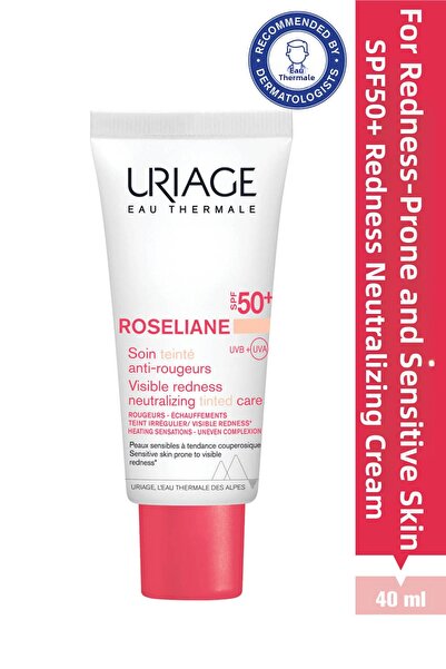 Uriage كريم ROSELIANE SPF50+ المضاد للاحمرار للبشرة الحساسة 40 مل