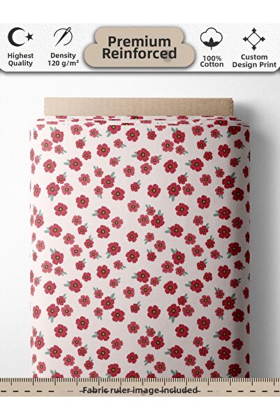 FabricsTown 100% Cotton Ranforce Fabric 100X240 cm 120 G/M² Digital Printing ...