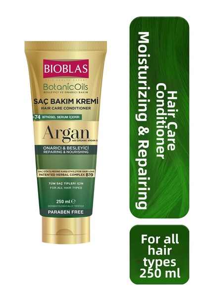 Bioblas بلس بوتانيك أولس زيت الأرغان السائل لبلسم الشعر أنبوب 200 مل