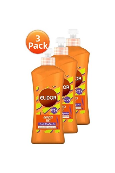 Elidor Instant Repair 24/7 Styling Care Cream 300 Ml - 3-Piece Advantage Pack