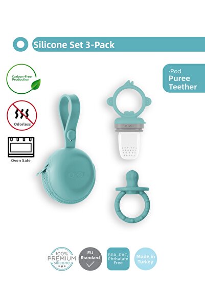 OiOi Gumy - Aqua Green & Puree & Pod