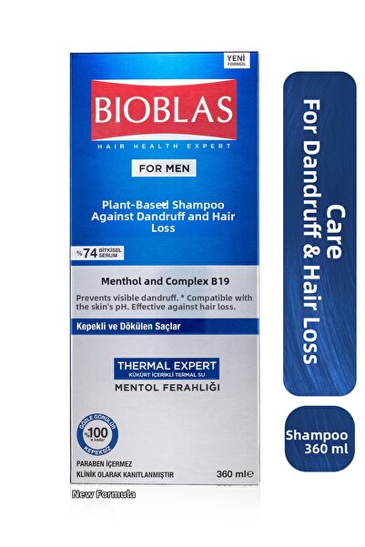 Bioblas شامبو ثيرمال إكسبرت للرجال ضد القشرة 360 مل