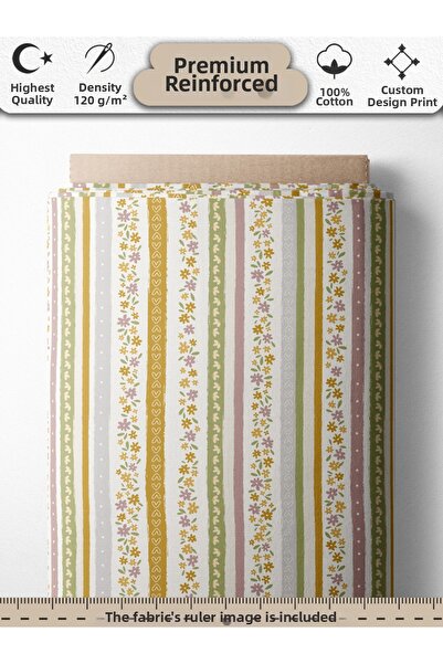 FabricsTown Țesătură Ranforce 100% bumbac 100x240 cm 120 g/m² Imprimare digit...