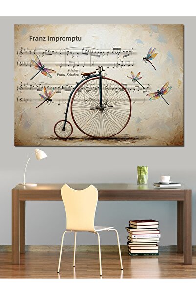 KanvasSepeti Pagină de partitură cu fundal Pictură în ulei de înaltă calitate...