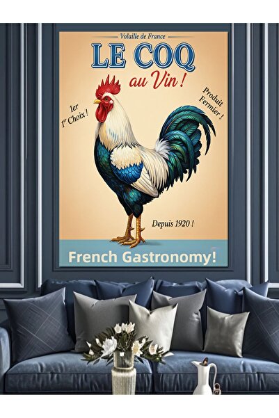 KanvasSepeti Le Coq Horoz Pictură în ulei de înaltă calitate texturat Canvas ...