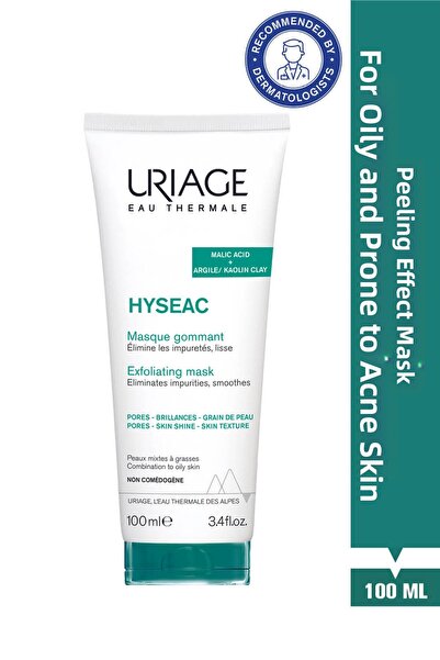 Uriage قناع التقشير هايساك للبشرة الدهنية حتى البشرة الدهنية 100 مل