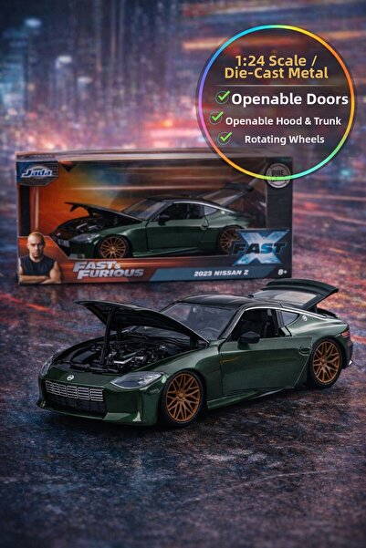 TOYFEST سيارة جادا 1/24 فاست آند فيوريوس فاست إكس 2023 نيسان زد من المعدن الم...