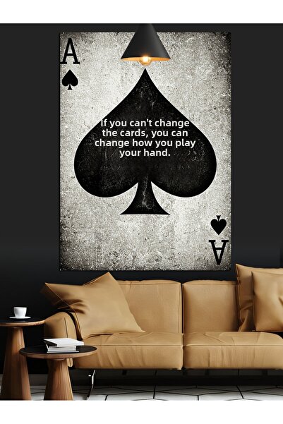 KanvasSepeti Asul de pică Pictură în ulei de înaltă calitate texturat Pânză C...