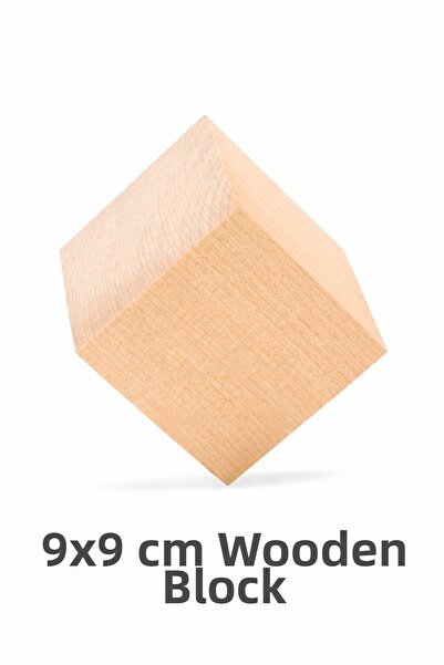 KÜTÜKhouse Wooden Cube 9X9 cm