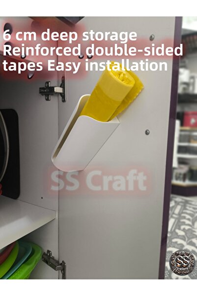 SS Craft In-Cabinet Organizer for Garbage Bags and Roll Products