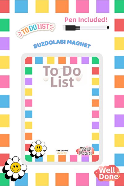 The Grade Activity Summer Sil To Do List Bloc de note pentru frigider Bloc de...