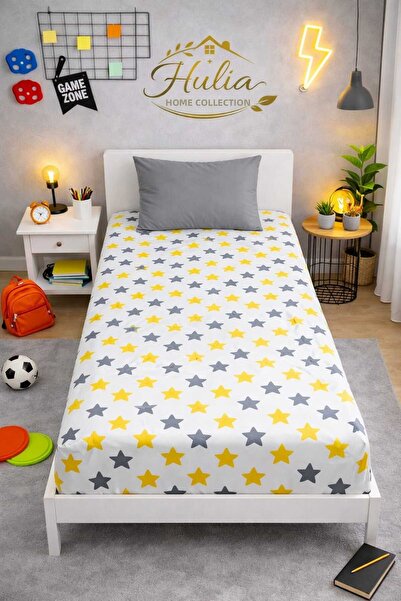 Altıntaş soft Fitted Sheet Set Single Fitted Cotton Piece Soft-Textured Natur...