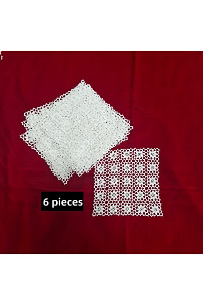 Petek Collection مجموعة من دانتيل قطع مربعة الشكل، مصنوعة يدويًا بنسبة 100%، ...