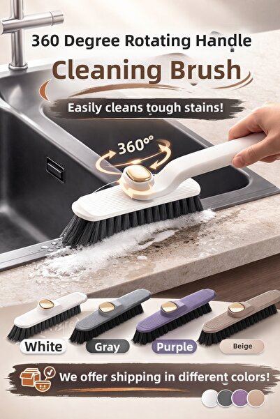 EcoVibe Deep Cleaning Brush with Rotating Head Multifunctional with Tweezers