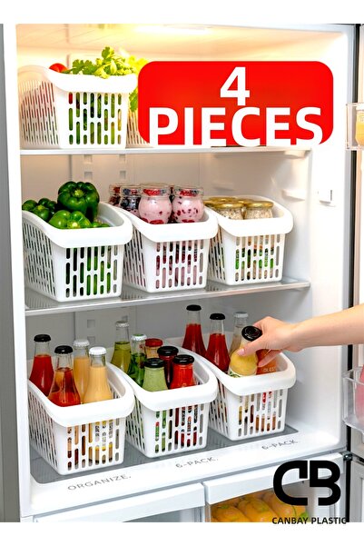 ikatem 4 bucăți frigider organizator coș cu legume cu fructe bucătărie baie s...