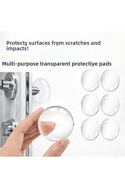 poswicon Διαφανές Προστατευτικό Κραδασμών Σιλικόνης (Σετ 6 τεμαχίων) – Αντικρ...