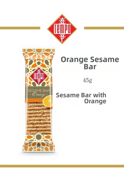 Tempo Şekerleme Sesame Croquet with Orange 45 g X 12 Units