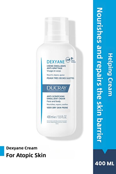 Ducray كريم ديكسيان المرطب المضاد للجفاف للبشرة المعرضة للتأتب 400 مل