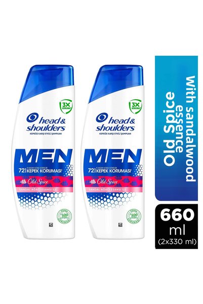 Head & Shoulders شامبو أولد سبايس للرجال مضاد للقشرة 330 مل × 2