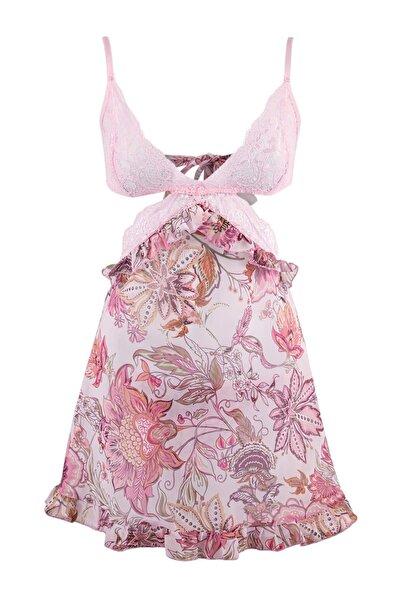 ترينديول كوليكشن بيبي دول وردي مزين بالزهور THMSS26LL00017