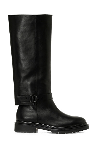 Nine West Чорні жіночі плоскі чоботи OVELA 5PR