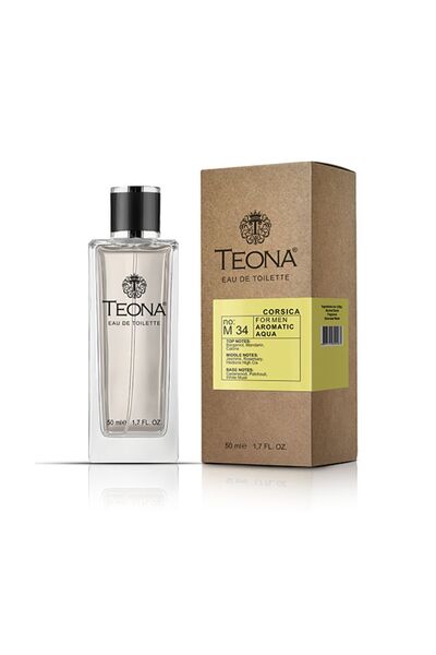TEONA M34 Corsica Aromatik Erkek Parfüm 50ml